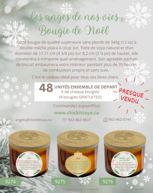 French Christmas Candles (Christmas Cookie Scented)