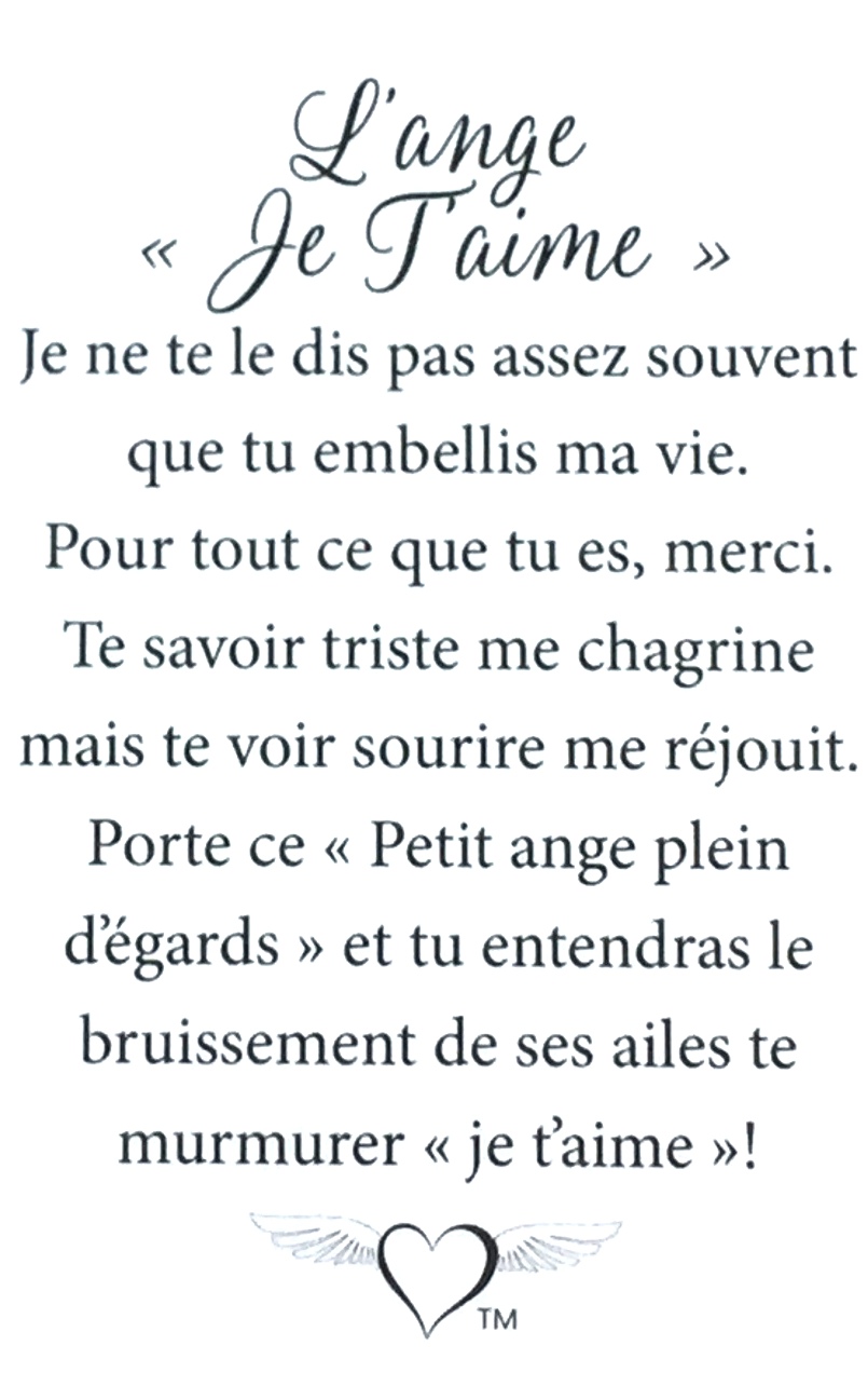 152 - L'ange Je T'aime (tent card) - Image 2