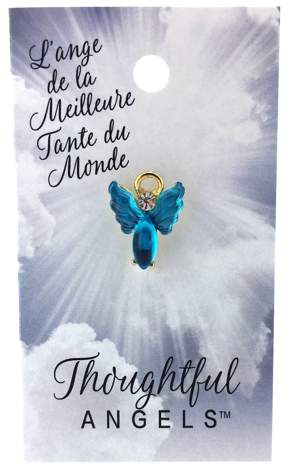 164 - L'ange de la Meilleure Tante du Monde (tent card)