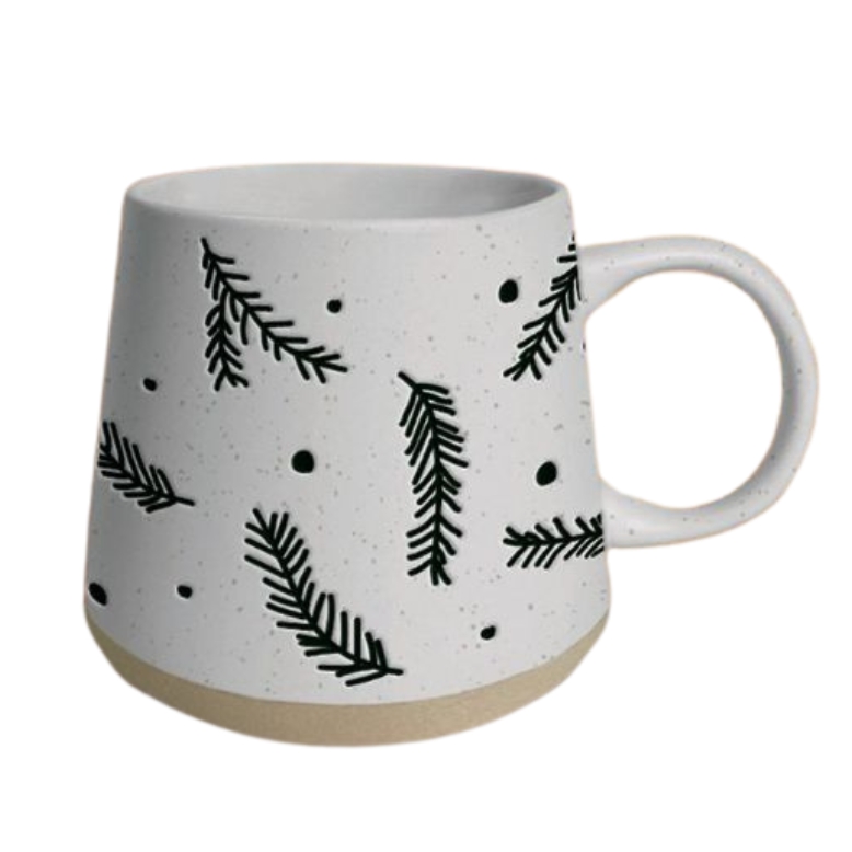 1666 Foliage Holiday Stoneware Mug