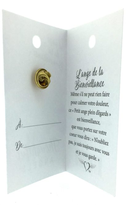 20 - L'ange de la Bienviellance (tent card) - Image 3