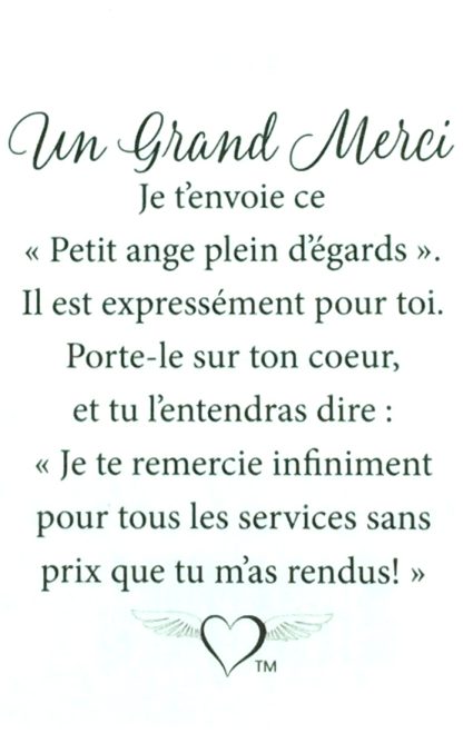 116 - Un Grand Merci (tent card) - Image 2