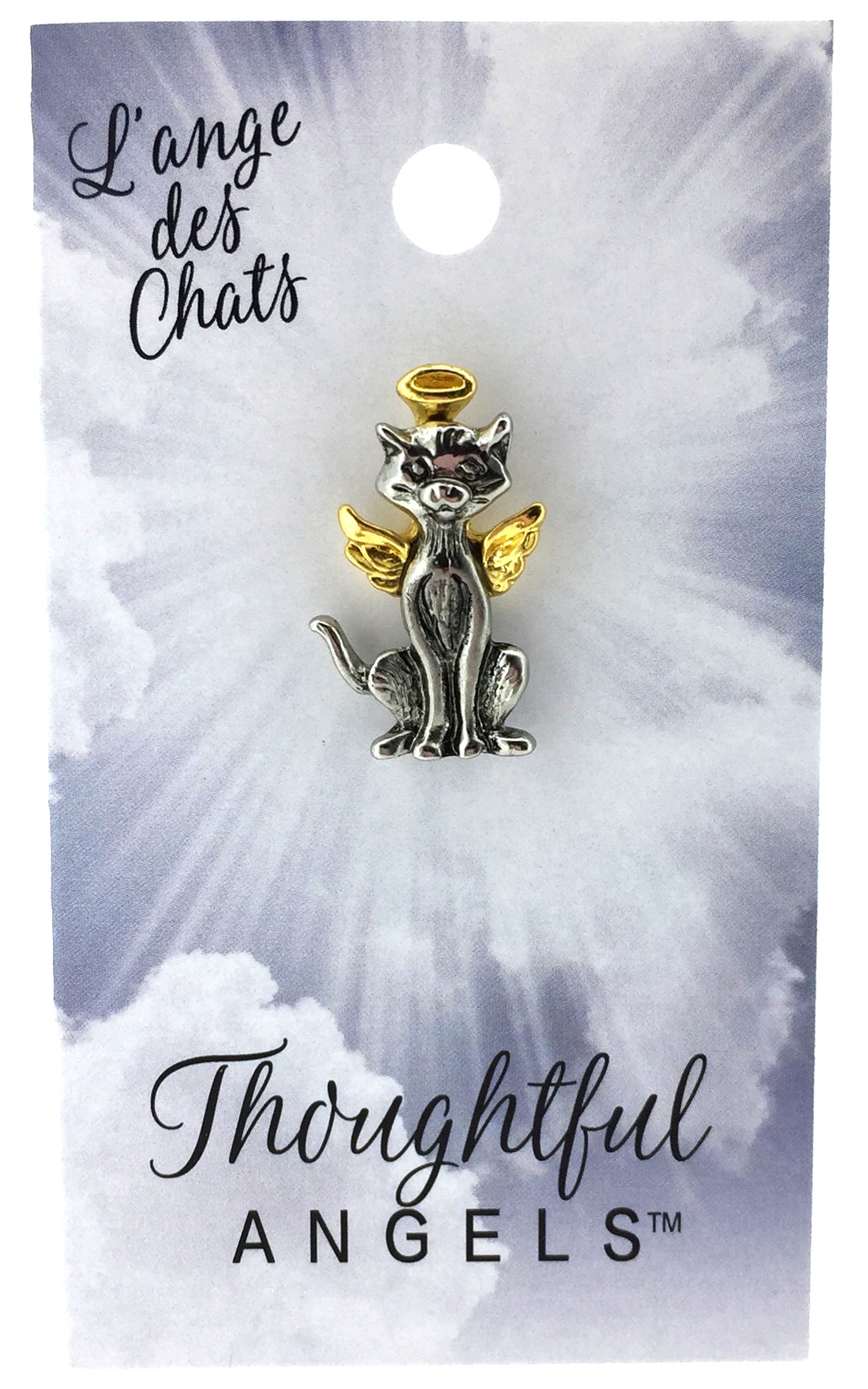 202 - L'ange des Chats (tent card)