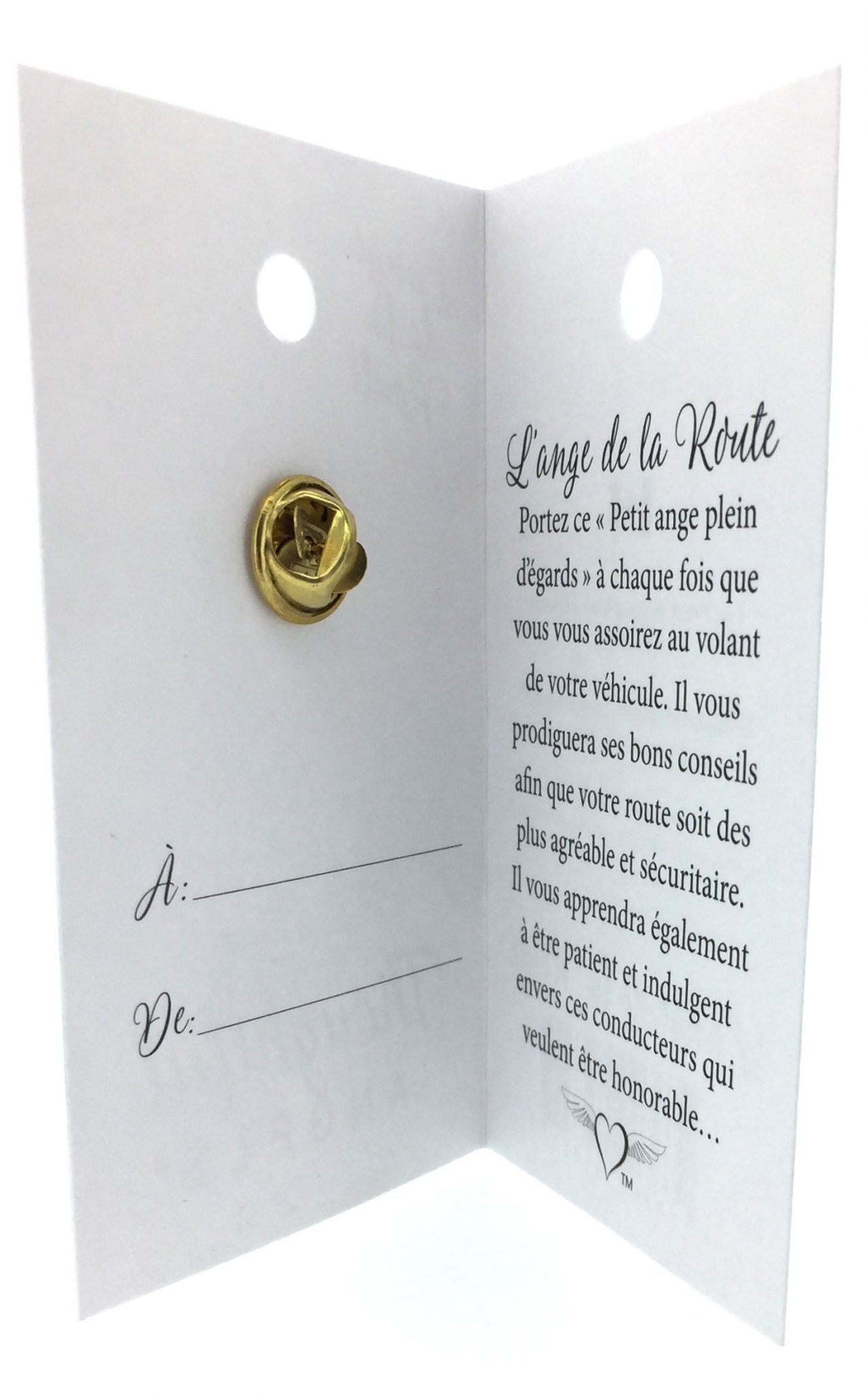 5631 - L'ange de la Route (tent card) - Image 3