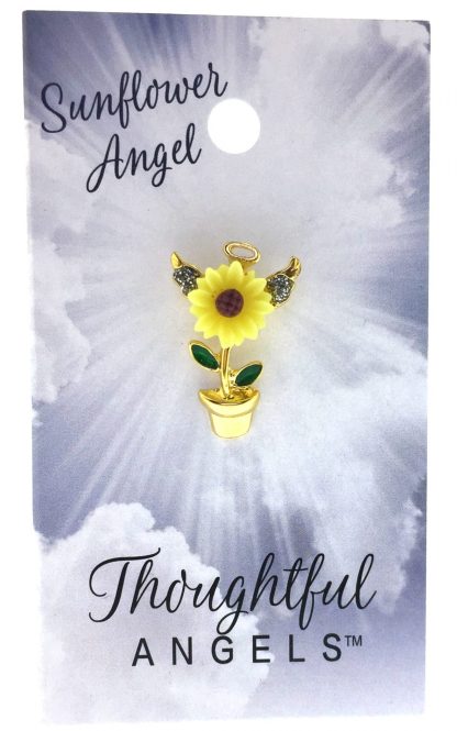 1216 - Sunflower Angel (tent card)