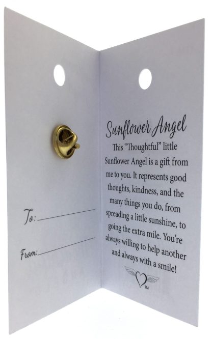 1216 - Sunflower Angel (tent card) - Image 2