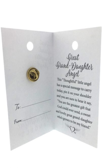 599 – Great Grand-Daughter Angel (tent card) - Image 2