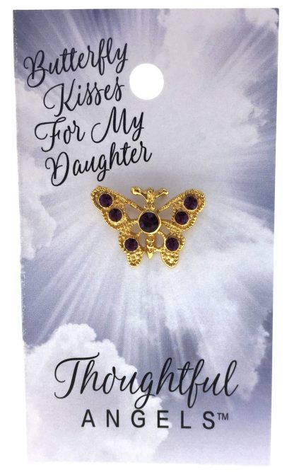 7007 - Butterfly Kisses For My Daughter (tent card)