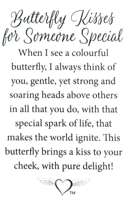 7018 - Butterfly Kisses for Someone Special (tent card) - Image 2