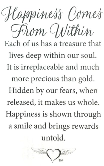 7070 - Happiness Comes From Within (tent card) - Image 3