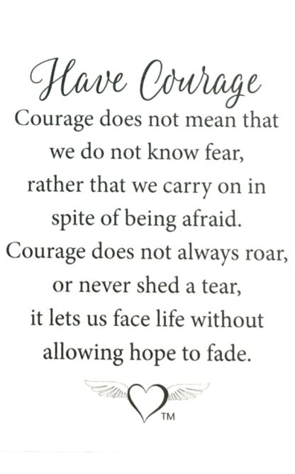 7093 - Have Courage (tent card) - Image 2