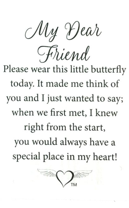 7189 - My Dear Friend (tent card) - Image 3