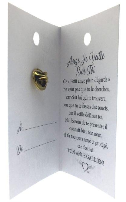 433 - Ange Je Veille Sur Toi (tent card) - Image 3
