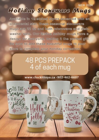 Earth Angel Holiday Stoneware Mug Prepack