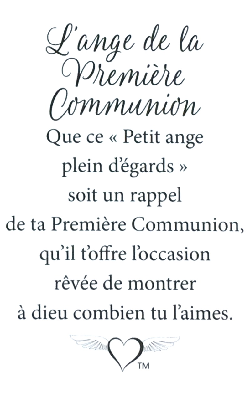 46 - L'ange de la Première Communion (tent card) - Image 2