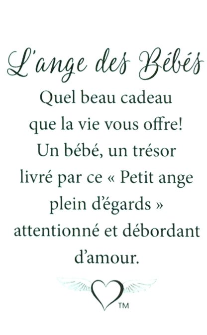 7 - L'ange des Bébés (tent card) - Image 2