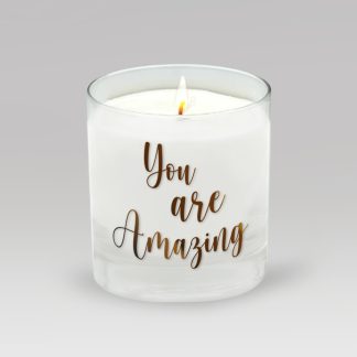 English InnerVoice Candles (frosted glass)