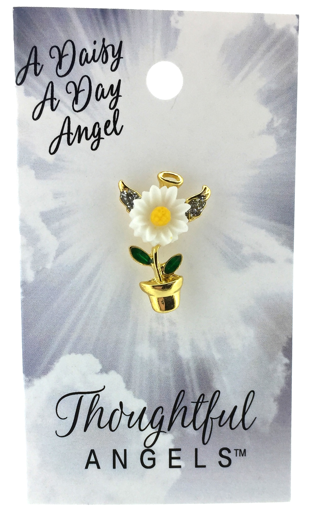 1215 A Daisy A Day Angel (tent card) Clock It To Ya