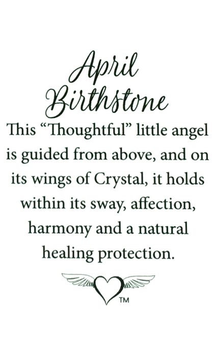 731 - April Birthstone (tent card) - Image 2