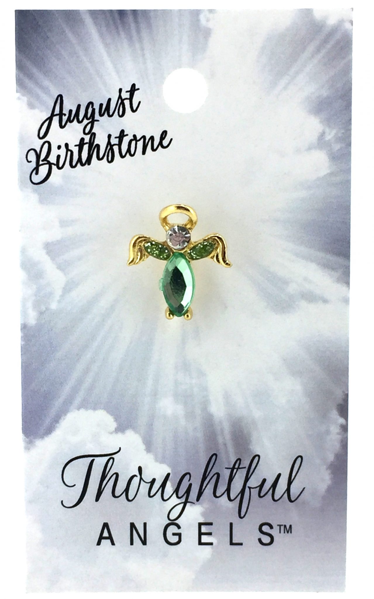 735 - August Birthstone (tent card)