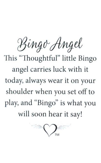 517 - Bingo Angel (tent card) - Image 2