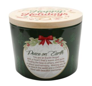 EA1804 Peace on Earth Earth Angel Christmas Candle