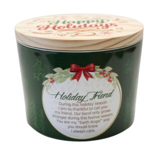 EA1806 Holiday Friend Earth Angel Christmas Candle
