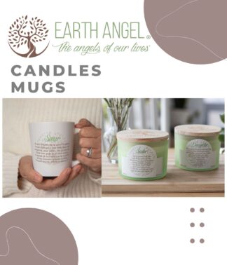 Earth Angel Candles and Mugs - CANADA ONLY