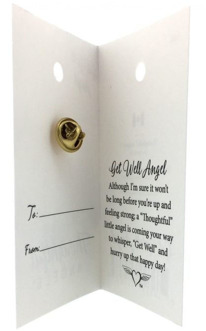 586 - Get Well Angel (tent card) - Image 3
