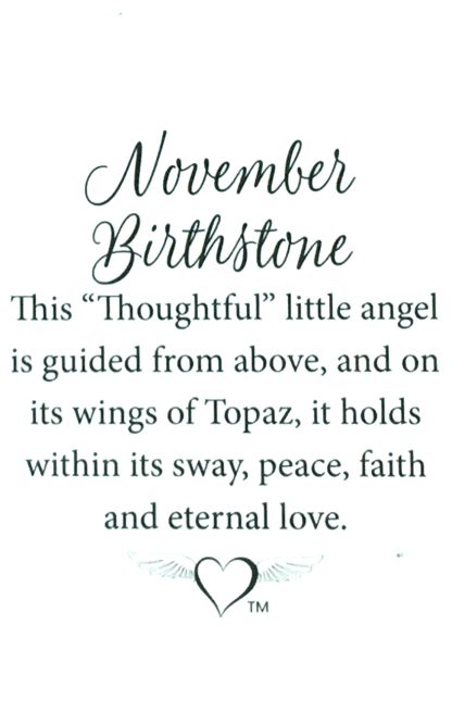 738 - November Birthstone (tent card) - Image 2
