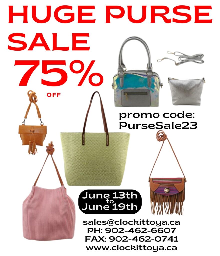 Purse Sale 2023 Graphic Clock It To Ya