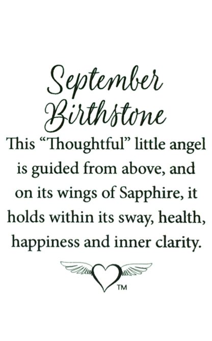 736 - September Birthstone (tent card) - Image 2