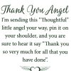 698 - Thank You Angel (tent card) - Image 2